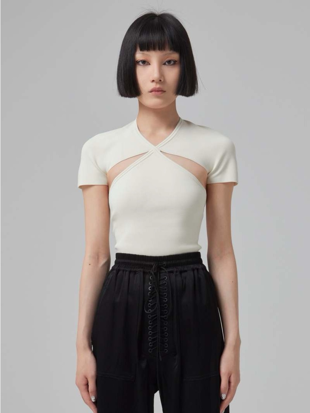 KHAITE Vita Cutout-Detail Bodysuit